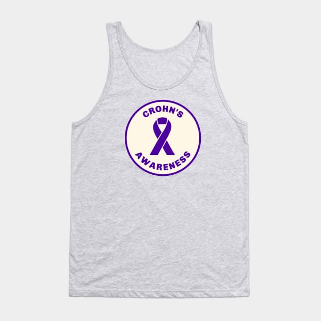 Crohn's Disease - Disability Awareness Tank Top by Football from the Left
